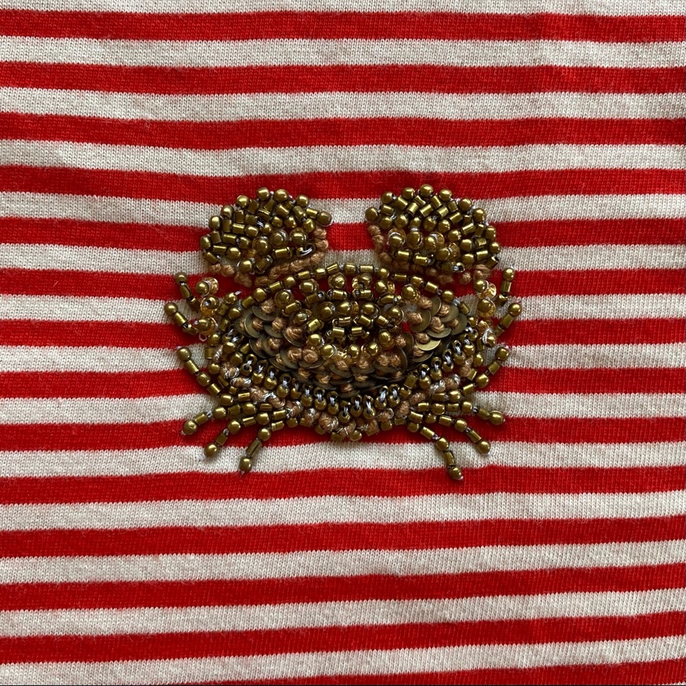 J crew embellished t shirt - Picture 3 of 5